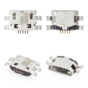 Конектор зарядки для Microsoft Nokia  435 Lumia, 5 pin, micro USB тип B