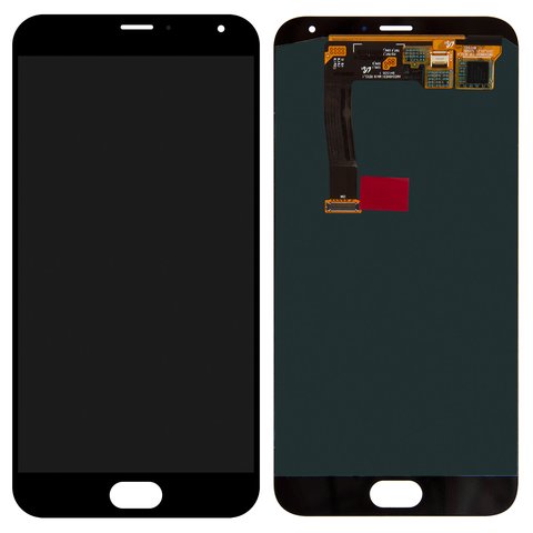Дисплей для Meizu MX5, MX5e, чорний, без рамки, Original PRC 