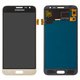 Дисплей для Samsung J320 Galaxy J3 (2016), золотистый, без регулировки яркости, без рамки, Сopy, (TFT)