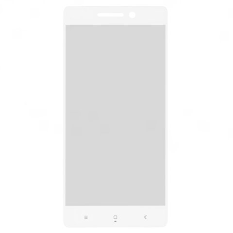 Защитное стекло All Spares для Xiaomi Redmi 3, Redmi 3S, Full Screen, белый, Это стекло покрывает весь экран.