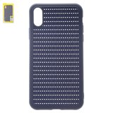 Чохол Baseus для iPhone XR, синій, плетений, #WIAPIPH61-BV03