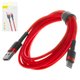USB кабель Baseus Cafule, USB тип-C, USB тип-A, 200 см, 2 A, красный, #CATKLF-C09