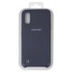 Чехол для Samsung A015 Galaxy A01, черный, синий, Original Soft Case, силикон, dark blue (08)