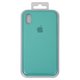 Чехол для iPhone XR, голубой, Original Soft Case, силикон, sea blue (21)