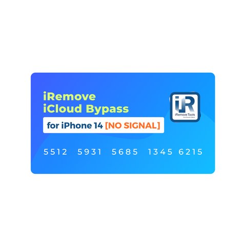 iRemove iCloud Bypass для iPhone 14 [NO SIGNAL]