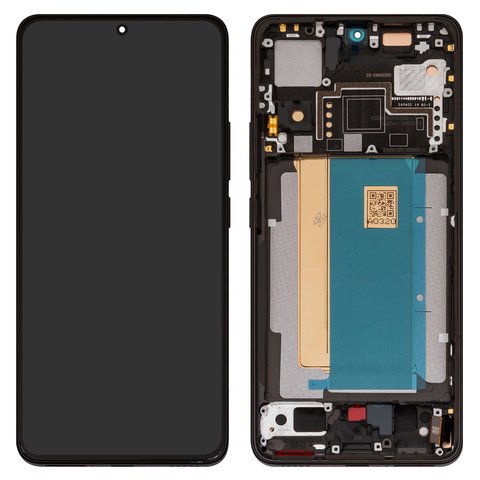 Дисплей для Xiaomi Poco F6 Pro, черный, с рамкой, Original PRC , 23113RKC6G