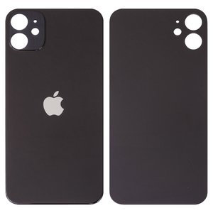 Задня панель корпуса для iPhone 11, чорна, не потрібно знімати скло камери, Original PRC , big hole