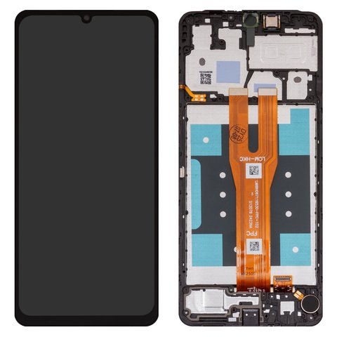 Дисплей для Samsung A065 Galaxy A06, черный, с рамкой, Box 