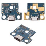 Шлейф для Lenovo Tab M11 TB330FU, конектора зарядки, з компонентами, Original (PRC), плата зарядки