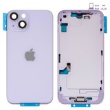 Корпус для iPhone 14, фіолетовий, з тримачем SIM-карти, з боковими кнопками, Original (PRC), EU version