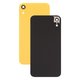 Housing Back Cover compatible with iPhone XR, (yellow, with camera lens, small hole)