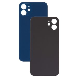 Panel trasero de carcasa puede usarse con iPhone 12, azul, no es necesario desmontar la cámara, AAA, big hole