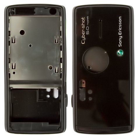 Carcasa puede usarse con Sony Ericsson K850, High Copy, negro