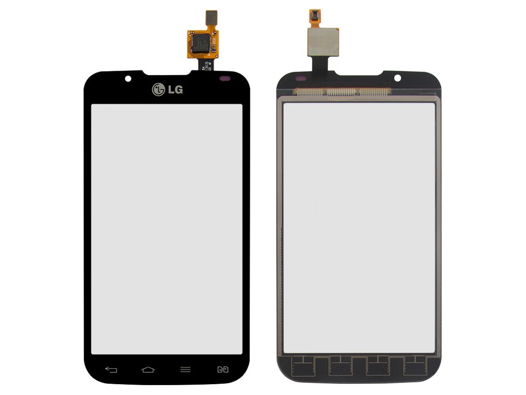 Сенсорный экран для LG P715 Optimus L7 II, черный - All Spares