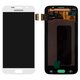 LCD compatible with Samsung G920 Galaxy S6, (white, without frame, original (change glass) )