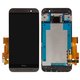 LCD compatible with HTC One M9, (black, with frame)