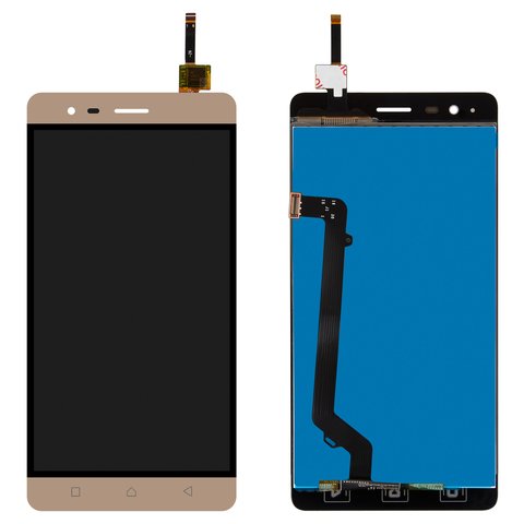 LCD compatible with Lenovo A7020 Vibe K5 Note, golden 