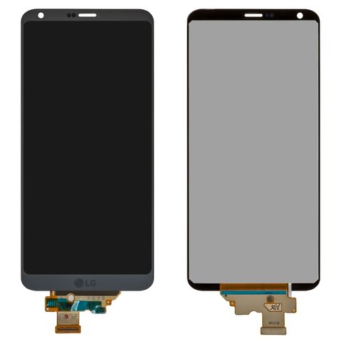 Pantalla LCD puede usarse con LG G6 H870, G6 H870K, G6 H871, G6 H872, G6 H873, G6 LS993, G6 US997, G6 VS998, plateado, gris, sin marco, Original PRC 