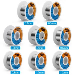 Estaño Mechanic HX T100, Sn 63% , Pb 37%, flux 1 3%, 0,6 mm, 55 g