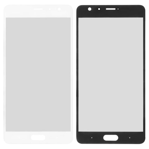 Housing Glass compatible with Meizu Pro 7, white 