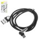 Charging Cable Baseus MVP Mobile Game, (USB type-A, USB type C, 100 cm, 3 A, black) #CATMVP-D01