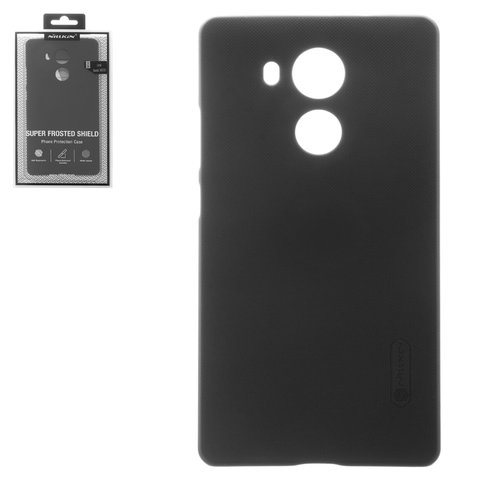 Case Nillkin Super Frosted Shield compatible with Huawei Mate 8, black, with support, matt, plastic  #6902048111691