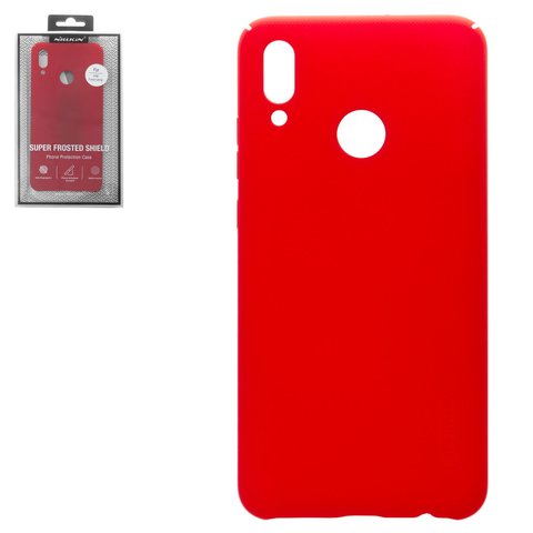 Funda Nillkin Super Frosted Shield puede usarse con Huawei P Smart 2019 , rojo, mate, con soporte, plástico, #6902048172012