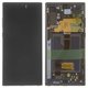 LCD compatible with Samsung N975F Galaxy Note 10 Plus, (black, with frame, Original (PRC), original glass)