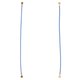 Flat Cable compatible with Samsung A326 Galaxy A32 5G, A505F/DS Galaxy A50, (coaxial RF cable, dark blue)