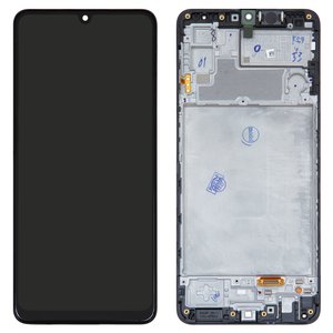 Pantalla LCD puede usarse con Samsung M225 Galaxy M22, negro, con marco, Original PRC 