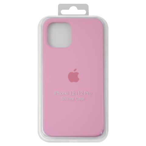 Case compatible with Apple iPhone 12, iPhone 12 Pro, pink, Original Soft Case, silicone, light pink 06  