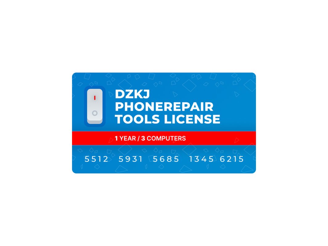 Лицензия DZKJ PhoneRepair Tools (1 год / 3 компьютера)