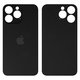 Housing Back Cover compatible with iPhone 14 Pro, (black, need to remove the camera glass, small hole)