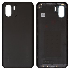 Housing Back Cover compatible with Xiaomi Redmi A1, black 