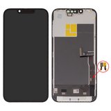 Дисплей для iPhone 13 Pro, черный, с рамкой, HC, без микросхемы, (OLED soft)