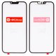 Housing Glass G+OCA PRO compatible with iPhone 14 Plus, (with OCA film, black)
