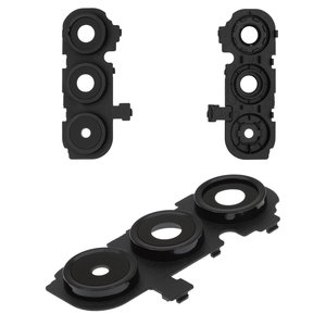 Camera Lens compatible with Samsung A165 Galaxy A16, A166 Galaxy A16 5G, black, with frames 