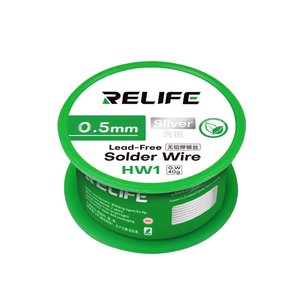 Solder RELIFE HW1, 0,5 mm, 40 g, lead free 
