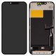 Pantalla LCD puede usarse con iPhone 13 Pro, negro, con marco, AAA, (TFT), ZY, LTPS FHD