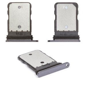 SIM Card Holder compatible with Google Pixel 7 Pro, black, obsidian 