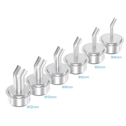 Насадка термофена Mechanic 861 Original, изогнутая, 6in1, 4mm 5mm 6mm 8mm 10mm 12mm