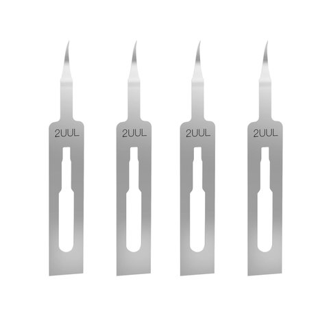 Cuchilla de bisturí 2UUL BL01, para microcircuitos, 4 uds.