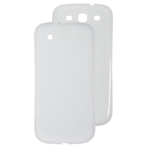 Battery Back Cover compatible with Samsung I9300 Galaxy S3, white 