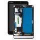 LCD compatible with Lenovo IdeaTab MIIX 2 8, (black, with frame)
