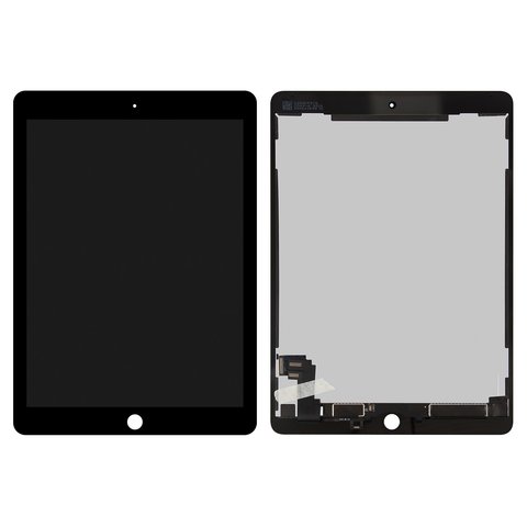 LCD compatible with Apple iPad Air 2, black, without frame, PRC 