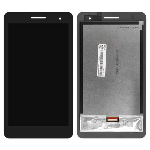 LCD compatible with Huawei MediaPad T1 7.0 3G T1 701u , black, without frame  #P070ACB DB1 rev A0