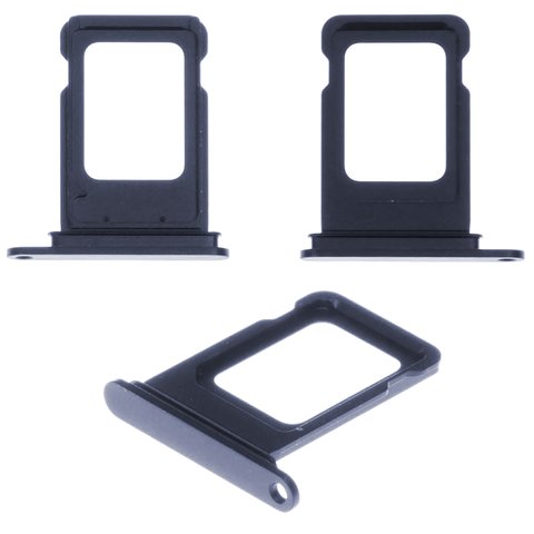 SIM Card Holder compatible with iPhone 12, dark blue, single SIM