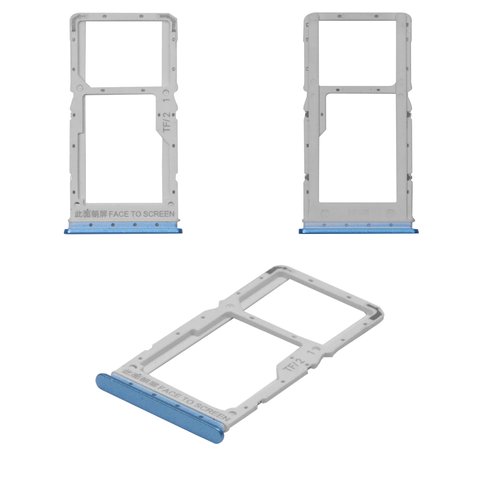 SIM Card Holder compatible with Xiaomi Redmi Note 12 5G, dark blue