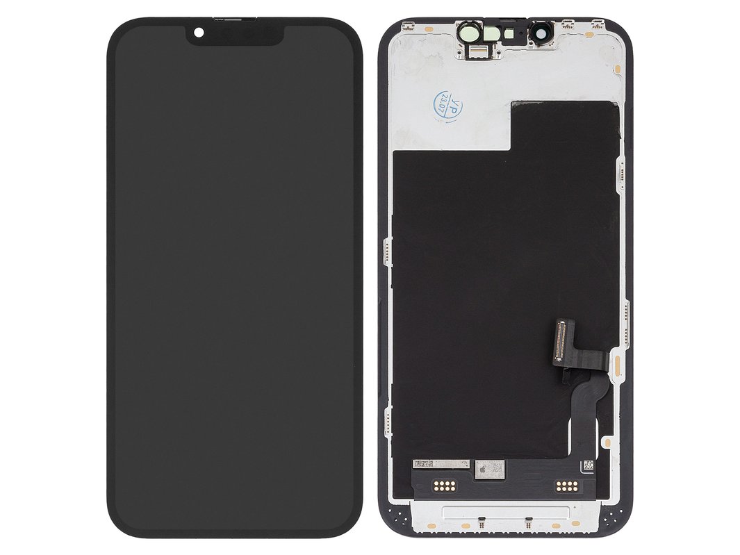 【D22】iPhone13 LCD compatible with iPhone 13, (black, with frame, change glass