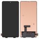 LCD compatible with Xiaomi Poco F4 GT, (black, without frame, original (change glass) )